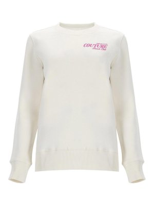 Versace Jeans Couture: Sudaderas y suéteres - Sudadera - Blanco