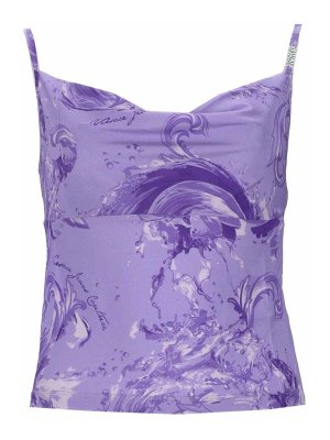 Versace Jeans Couture: トップス＆タンクトップ - トップ/タンクトップ - 紫