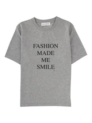 VICTORIA BECKHAM: T-shirts - T-Shirt - Grau