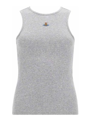 VIVIENNE WESTWOOD: Tops y camisetas sin mangas - Top - Gris