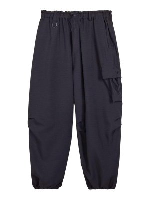 Y-3: Pantalons casual - Pantalons Décontractés - Noir