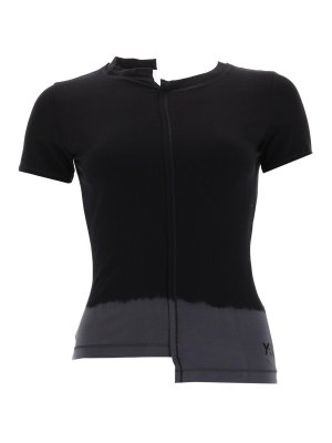 Y-3: Tシャツ - Tシャツ - 黒