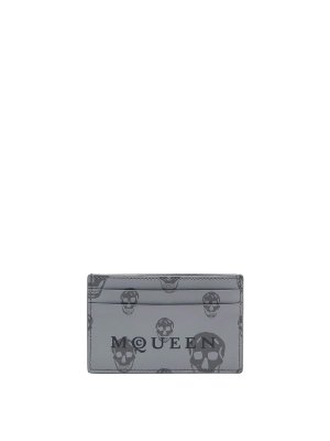 ALEXANDER MCQUEEN: 財布＆ポーチ - 財布 - グレー
