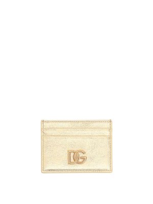 DOLCE & GABBANA: Portemonnaies und Geldbörsen - Portemonnaie - Gold