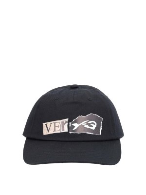 Y-3: hats & caps - Logo Print Baseball Hat