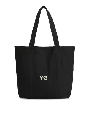 Y-3: Sacs à main - Sac Cabas - Noir