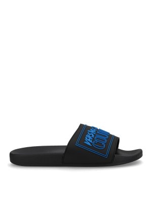 Versace Jeans Couture: flat shoes - Slides With Logo