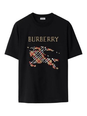 BURBERRY: t-shirts - M Jwear T Shirt Black