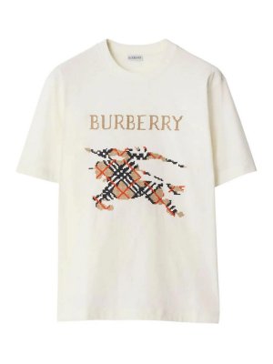 BURBERRY: T-shirts - T-Shirt - Blanc