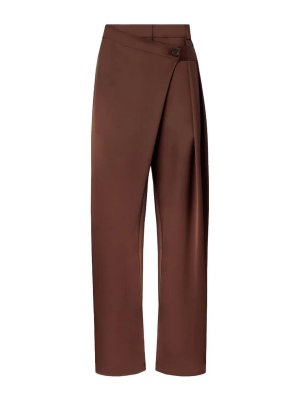 Pinko: pantaloni casual - Pesce Pantalone Satin Ciocc Amaro