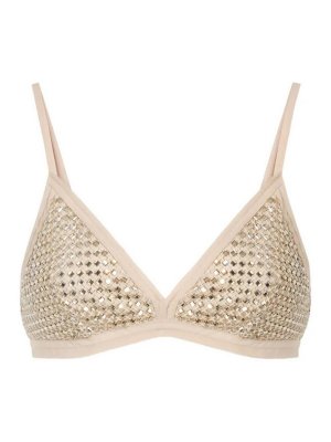 Pinko: Tops y camisetas sin mangas - Top - Dorado