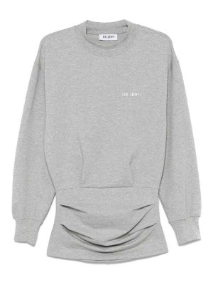 The Attico: short dresses - Mini Dress Grey