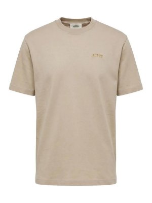 AUTRY: t-shirt - T-shirt principale unisex Heavy Jers Sediment