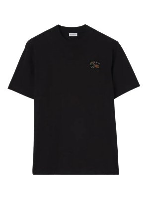 BURBERRY: t-shirts - M Jwear T Shirt Black