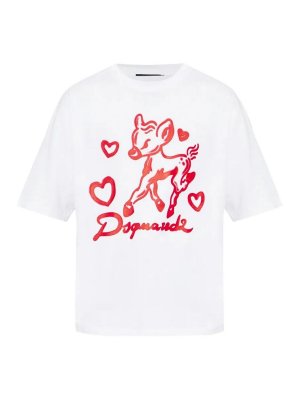 DSQUARED2: t-shirt - Maglietta Bianca