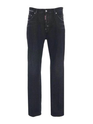 DSQUARED2: jeans skinny - Pantaloni 5 Tasche Neri