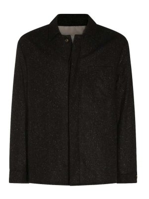 ELEVENTY: casual jackets - Over Shirt Jacket Brown