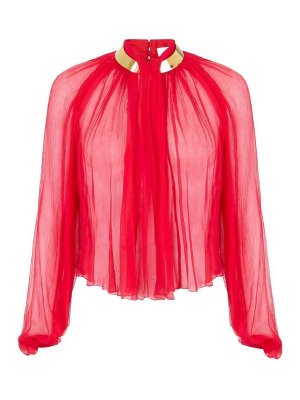ELISABETTA FRANCHI: シャツ - シャツ - 赤