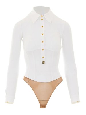 ELISABETTA FRANCHI: Camisas - Camisa - Crema