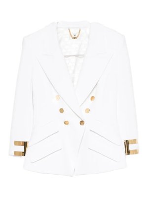 ELISABETTA FRANCHI: Blazer - Blazer - Crema