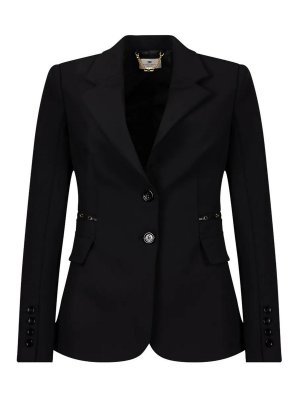 ELISABETTA FRANCHI: ブレザー - ブレザー - 黒