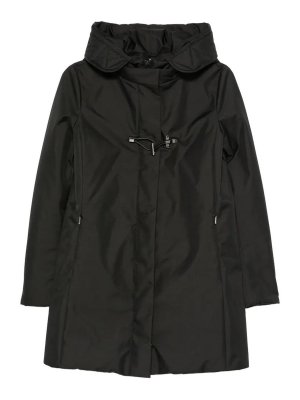 FAY: casual jackets - Toggle Coat Tecnico+Db Front Stac Nero