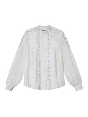 ISABEL MARANT: Tops & Tank tops - Polda Haut / Top White