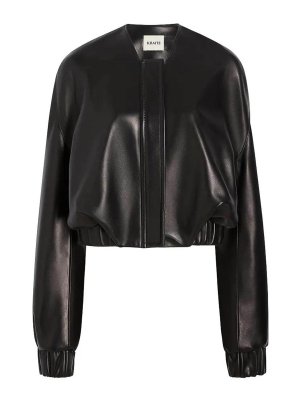 KHAITE: casual jackets - Cordan Jacket Black