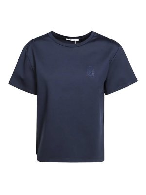 Max Mara: Tops & Tank tops - Mxmquagga Body- Top Blu Marino