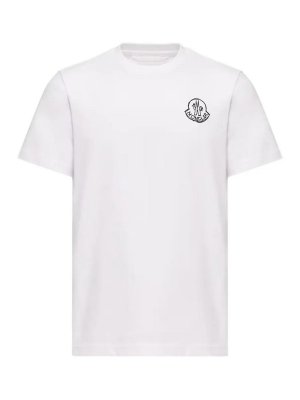 MONCLER: t-shirts - Ss T-Shirt White