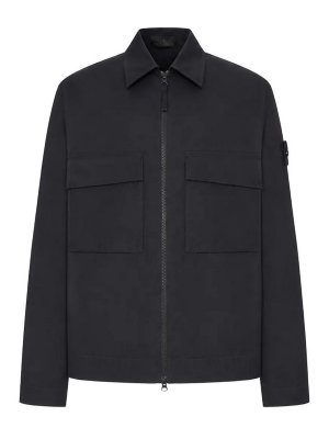 STONE ISLAND: shirts - Overshirt Black
