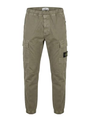 STONE ISLAND: casual trousers - Pantalone Regular Tapered Military Green
