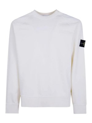 STONE ISLAND: スウェット＆セーター - スウェットシャツ/セーター - 白