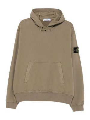 STONE ISLAND: Felpe e maglie - Felpa Verde Militare