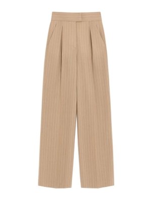 VALENTINO GARAVANI: pantaloni casual - Pantalone Fango/Avorio Sporco