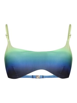 CASABLANCA: one-piece - Gradient Printed Bikini Top