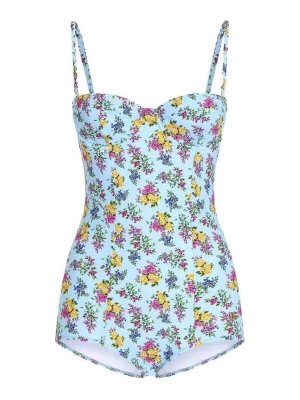 DOLCE & GABBANA: Badeanzüge - Badeanzug - Hellblau