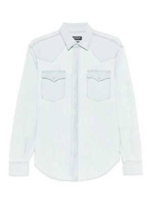 DONDUP: Camisas - Camisa - Azul Claro