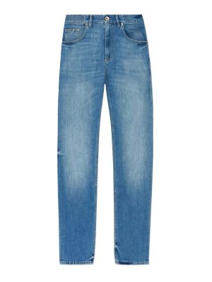 ELEVENTY: straight leg jeans - Pantalone 5 Tasche Regular Fit Blu