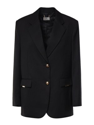 ELISABETTA FRANCHI: giacche blazer - Giacca Nero
