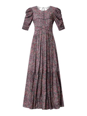 ISABEL MARANT: maxi dresses - Sichellia Robe Crushed Berry