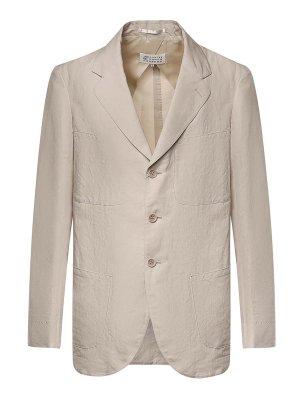 Maison Margiela: カジュアルジャケット - カジュアルジャケット - ベージュ
