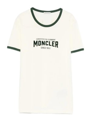 MONCLER: t-shirt - T-shirt Ss Lime