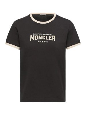 MONCLER: Tシャツ - Tシャツ - グレー