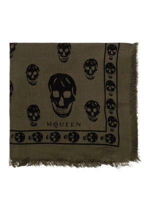 ALEXANDER MCQUEEN: Schals - Schal - Grün
