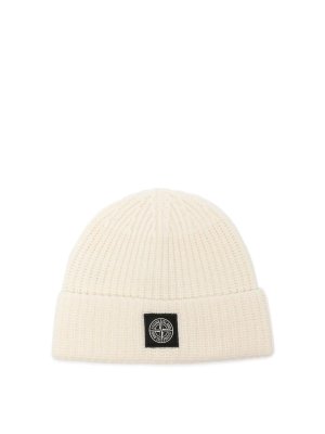 STONE ISLAND: Hüte - Hut - Weiß