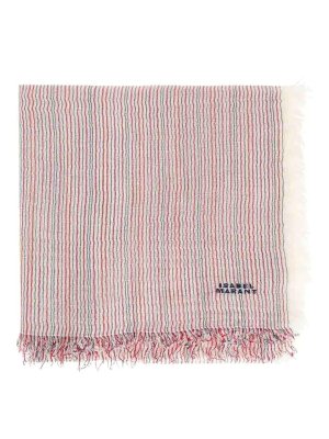 ISABEL MARANT: Bufandas y pañuelos - Bufanda - Beis Claro