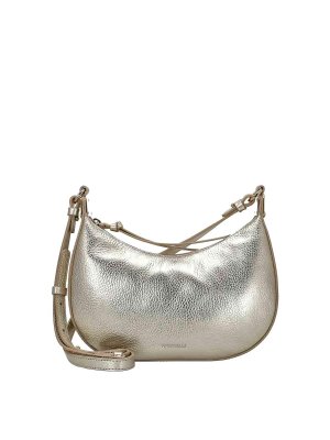 COCCINELLE: borse a tracolla - Mini Bag Granata Oro Pallido Oro Pallido