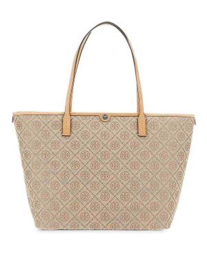 TORY BURCH: Handtaschen - Shopper - Beige