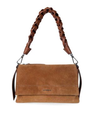 COCCINELLE: shopper - Borsa a mano Pelle scamosciata/Granata Lea